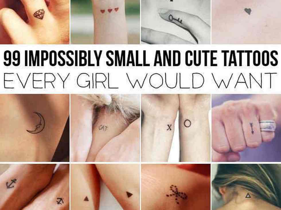 20 Candy Small Tattoo Concepts for Feminine