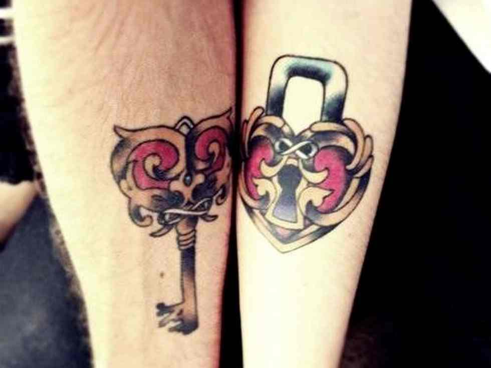 12 Fashionable Couple Arm Tattoo Designs