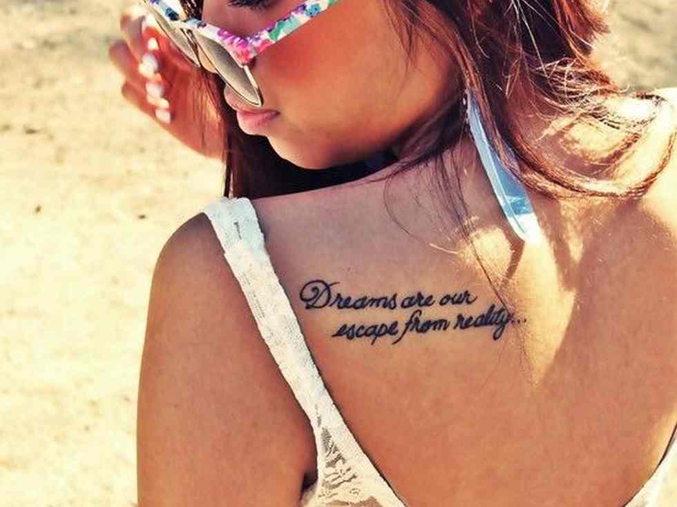 12 Tremendous Easy Quote Tattoos for Ladies