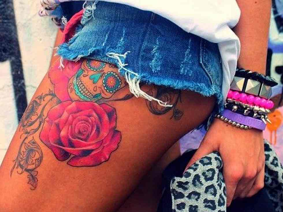 Wonderful Colored Tattoos for Fashionistas