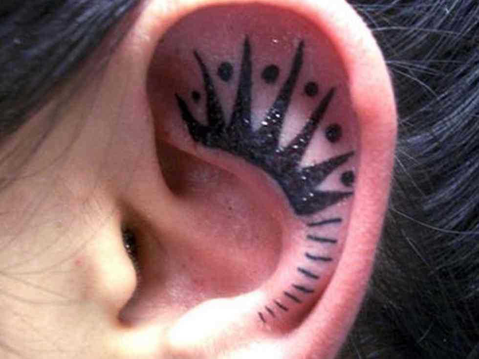 10 Finest Internal Ear Tattoo Designs