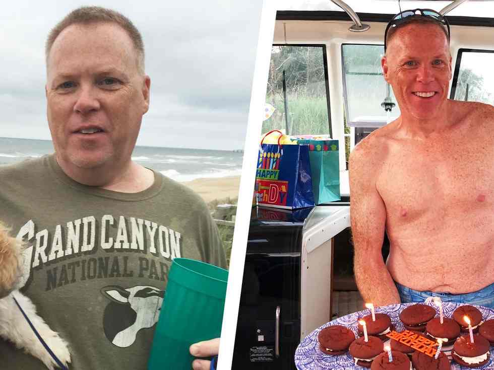 This Man’s 79-Pound Weight Loss Transformation Cured His Chronic Migraines